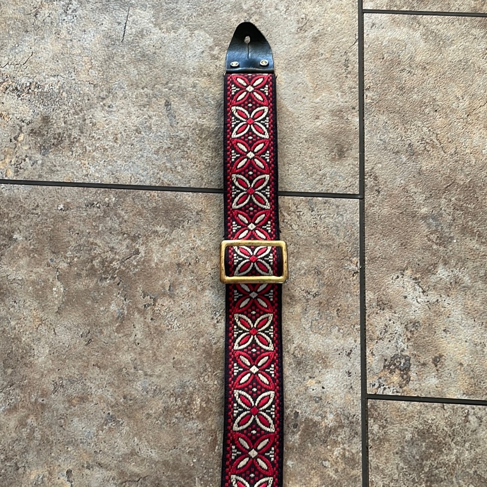 Vintage Memphis guitar strap